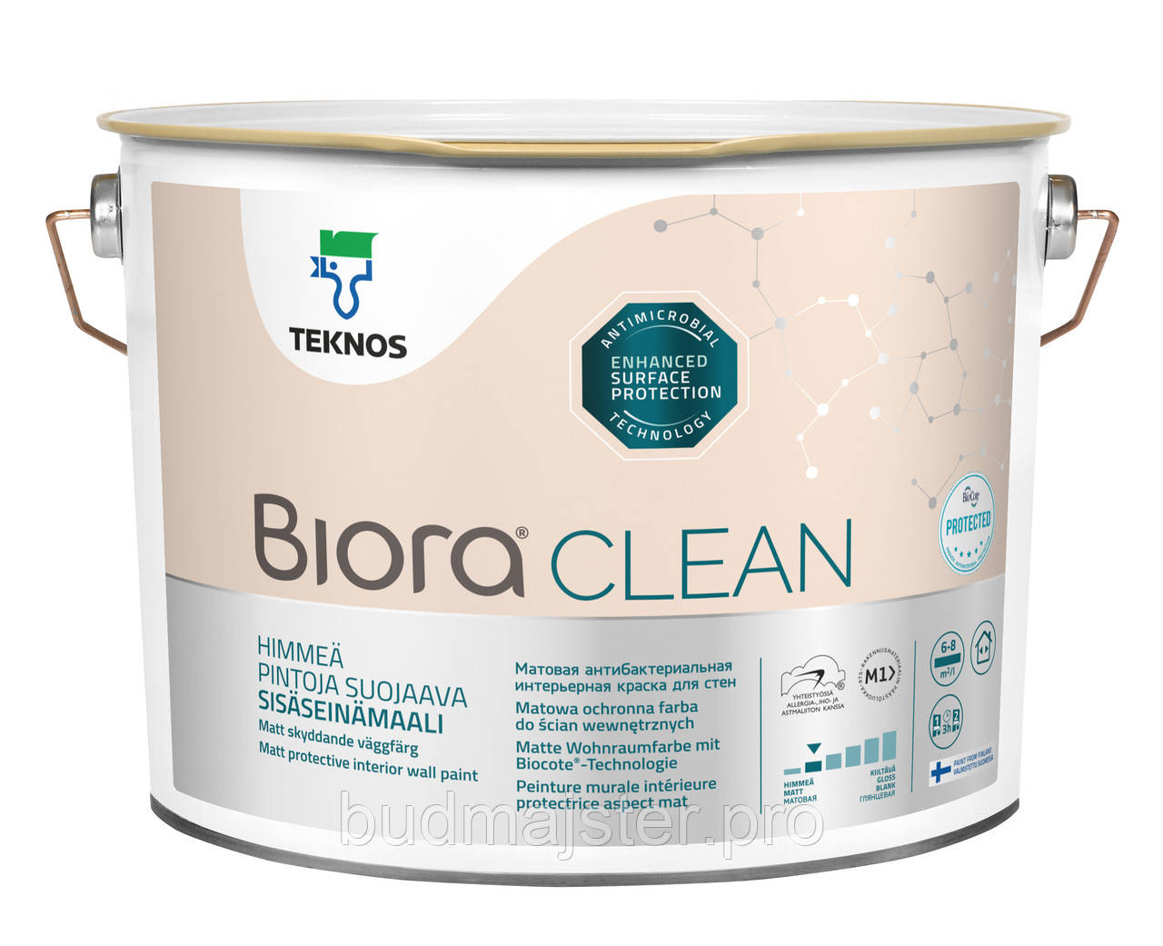 Фарба Teknos BIORA CLEAN 9 л. Б1
