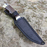 Ніж нескладний Мисливець: 65Х13;  24.2см; 168г; дерево;, фото 2