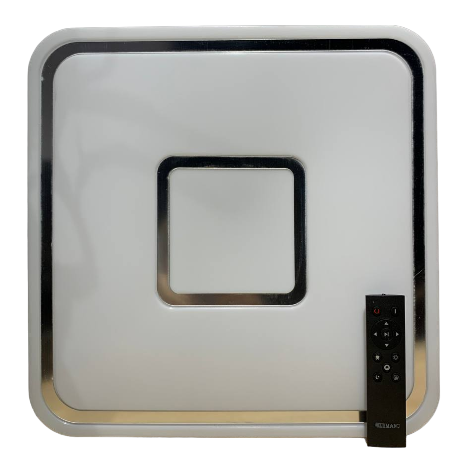 Світильник LED з пультом 3 режими 3000-4000-6500K LU-AZVRE CHROME-50W LUMANO