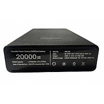 Power Bank Pineng PN-555 20000mAh 2.1A 2usb, фото 5