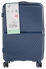 Мала валіза з полікарбонату, ручна поклажа 36L Horoso синій