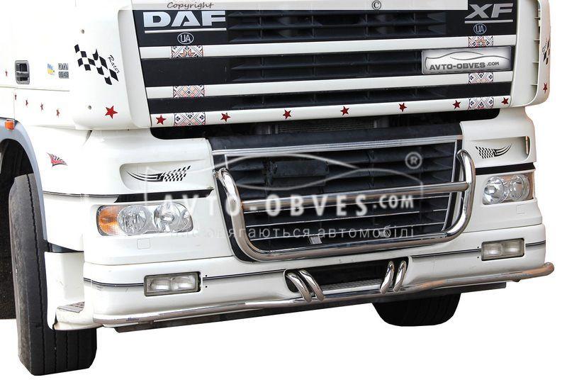 Кріплення під фари модельне DAF XF, CF в решітку радіатора, без діодів