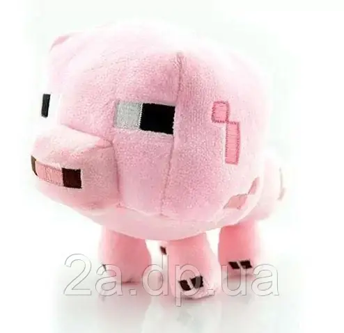 М'яка іграшка Minecraft Свиня Pig 18 см