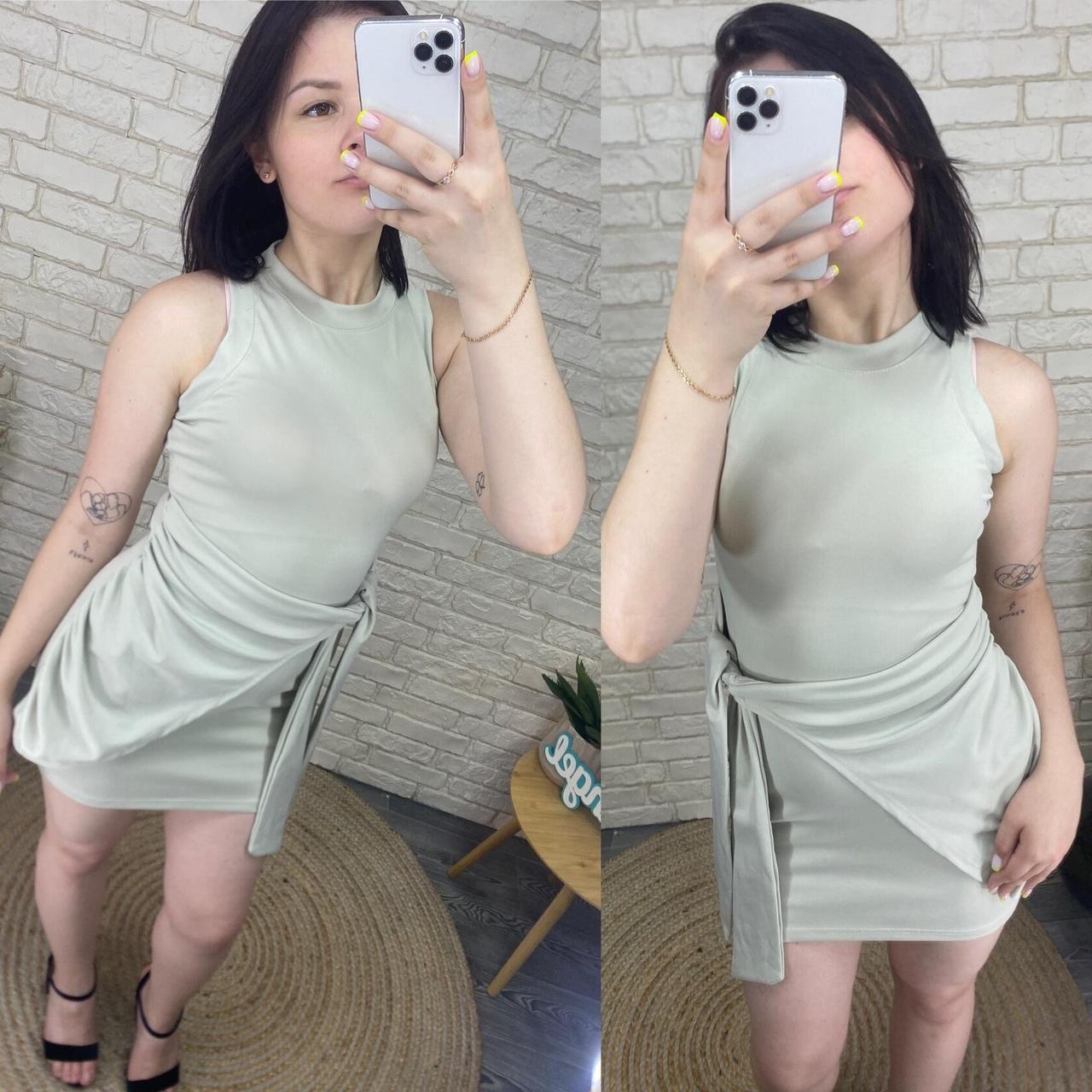 Стильна жіноча сукня, тканина "Дайвінг" розмір 42