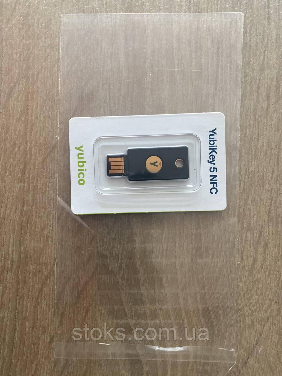 Ключ безопасности Аппаратный NFC Yubiko YubiKey 5 Порт USB-A - фото 5 - id-p1910338359