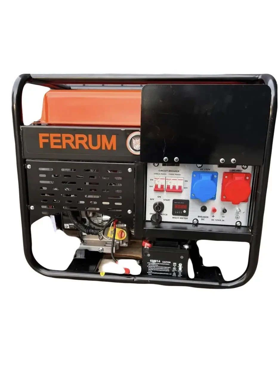 Генератор бензиновий FERRUM 10 кВт 220/380В FRGG11000TE