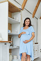 Комплект для вагітних у пологовий будинок та годуючих мам із секретом годування Melanie розмір S Lullababe Блакитний