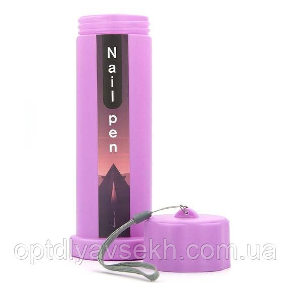 Пенал-тубус (органайзер, контейнер) 6см х 20см пластиковый - для хранения косметических кистей и инструментов Фиолетовый - фото 2 - id-p1910344193