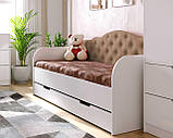 Ліжко дитяче/підліткове SOFIA  90*190 Lounge Cocoa 01, фото 3
