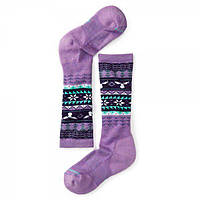 Носки Smart Woоl Girls' Wintersport Fairisle Moose Lilac XS Smart Wool (1033-SW 15012.703-XS)