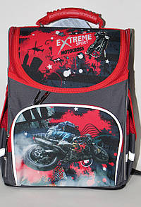 Шкільний рюкзак для хлопчиків на 1-2 клас мотокрос
