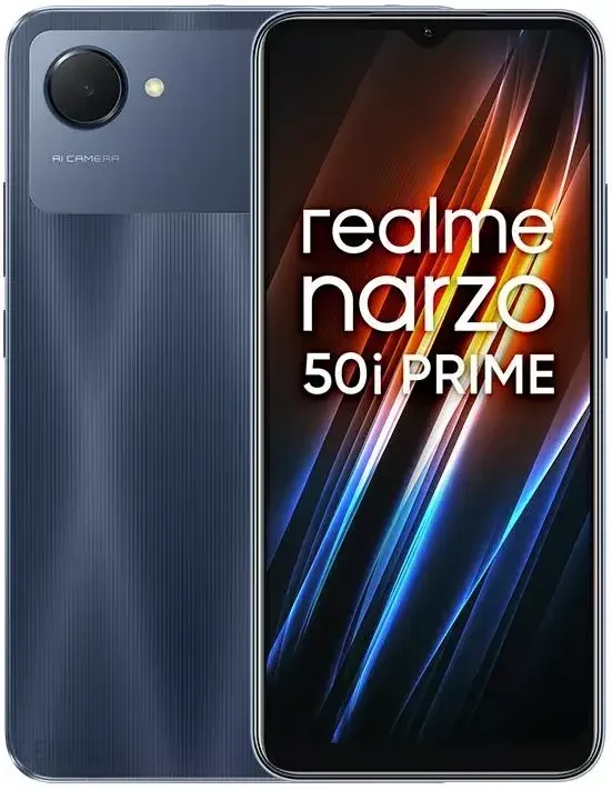 Смартфон Realme Narzo 50i Prime 4/64GB Blue, экран 6.5" IPS, Unisoc SC9863A, 8/5 Мп, 4880мАч