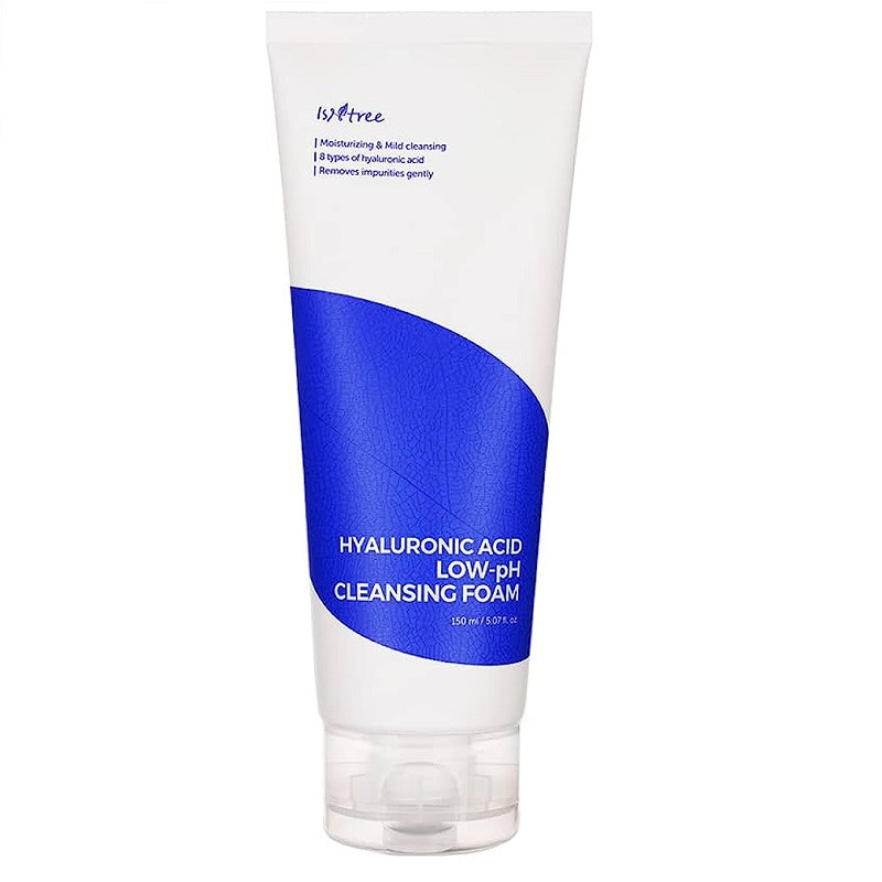 Слабокислотна зволожуюча пінка для вмивання IsNtree Hyaluronic Acid Low-pH Cleansing Foam 150 мл