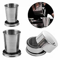 Складаний стакан із неіржавкої сталі (великий) L/250 мл.