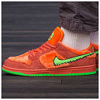 Мужские / женские кроссовки Nike SB Dunk Low Grateful Dead Bears Orange унисекс замшевые кроссовки найк данк
