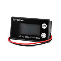 Індикатор заряду акумулятора % вольтметр 8-100В Li-ion LiFePO4, SUPNOVA