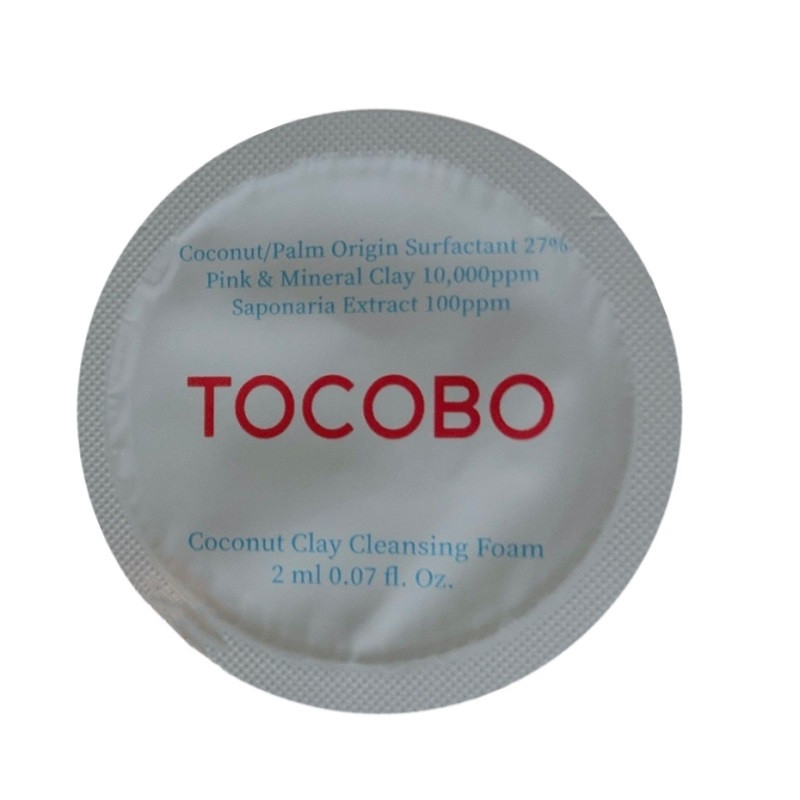 Очищаюча пінка з глиною Tocobo Coconut Clay Cleansing Foam пробник 2 мл