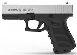 Стартовий пістолет Retay G19C Chrome (Glock 19)