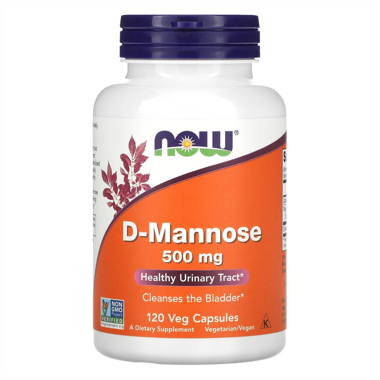 D-Mannose 500mg - 120 vcaps - фото 1 - id-p1910359114