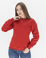 Женский теплый свитер - свитшот, Свитшот женский, Теплый свитер Красный, XL
