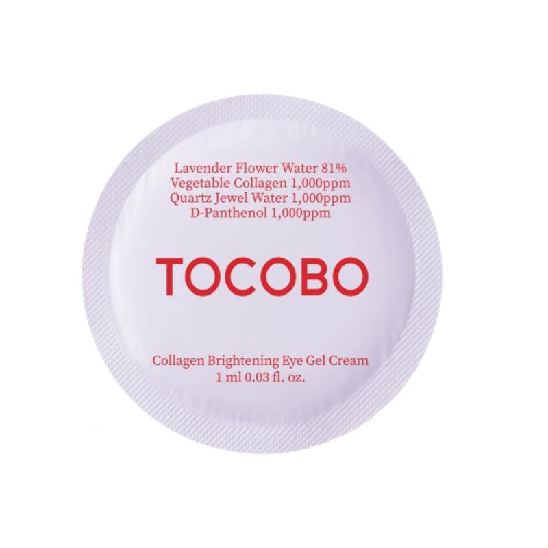 Освітлюючий колагеновий гель для повік Tocobo Сollagen Brightening Eye Gel Cream пробник 1 мл