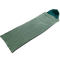 Спальный мешок одеяло с капюшоном SP-Sport UR SY-4083 190х74см Темно-зеленый