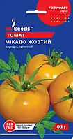 Томат Мікадо Жовтий великоплідний високорослий середньостиглий, упаковка 0,1г