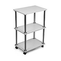 Косметологічна / перукарня етажерка, візок. Білий