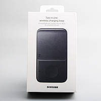 Бездротовий швидкий зарядний пристрій 2 в 1 Samsung EP-P4300 9V для Galaxy, IPhone, Active, Buds, AirPods