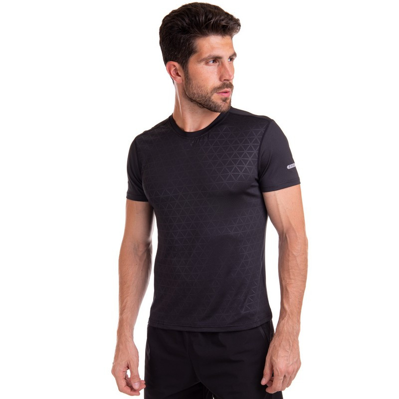 Футболка спортивна чоловіча Zelart 7305 розмір L (48-50) Black, фото 1