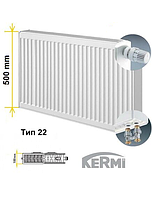 Сталевий радіатор Kermi FKV (FTV) 22 500x1400 (нижнє підключення)
