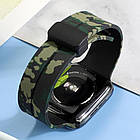 Силіконовий ремінець Military з магнітною застібкою для Apple Watch Pixel  • 42/44/45/49mm, фото 3