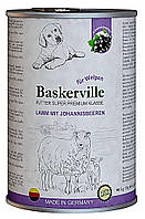 Консервы Baskerville корм для щенков ягненок и смородина