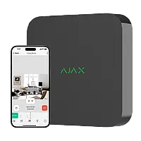 Ajax NVR (16ch) (8EU) black Сетевой видеорегистратор