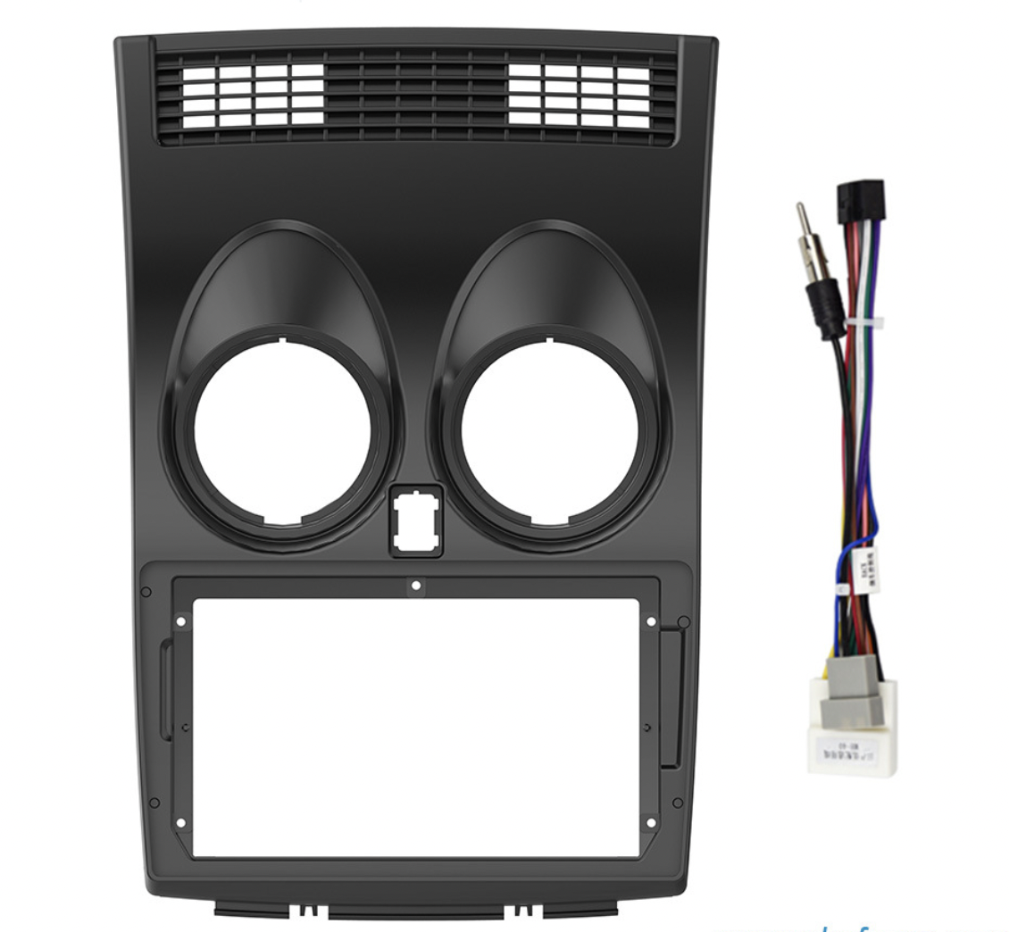 Перехідна рамка Nissan Qashqai 2010-2013 під екран 9 дюймів