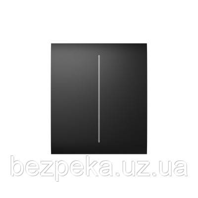 CenterButton (2-gang) кнопка для вимикача Light Switch AJAX black