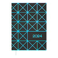 Ежедневник 2024г. BuroMax A-5 BM.2151-02 LINEA синий