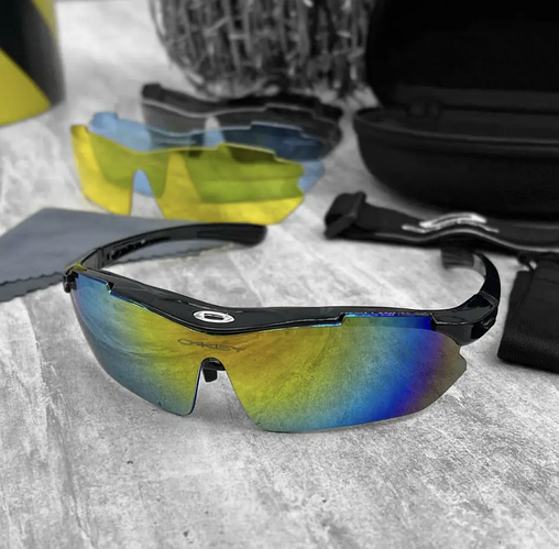 Купить Военные Тактические очки со сменными линзами OAKLEY 5 линз ...