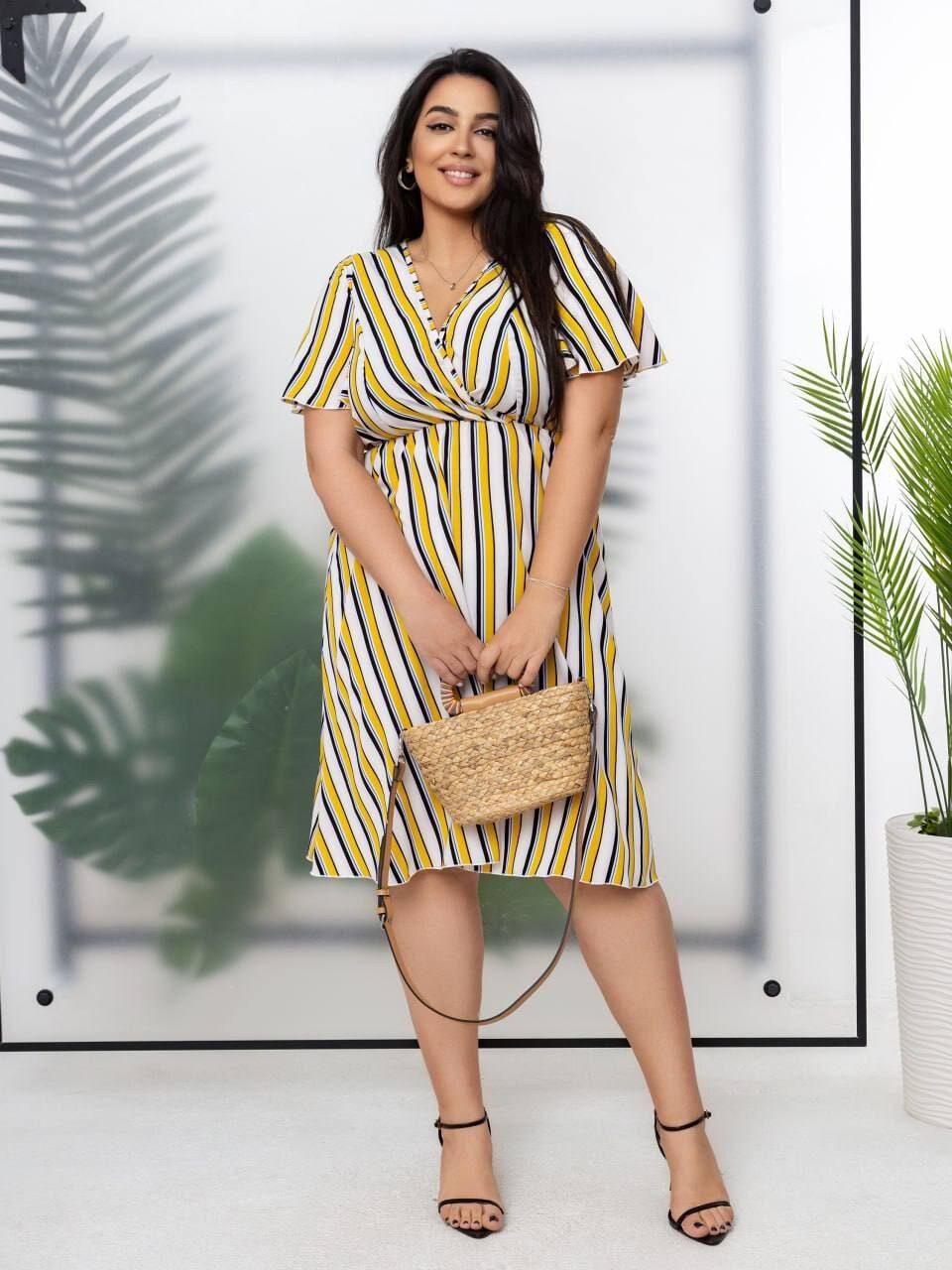 Витончена жіноча сукня, тканина "Софт" 50, 52, 54, 56, 58, 60, 62 розмір 50