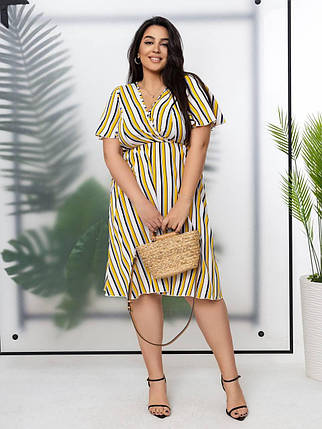 Витончена жіноча сукня, тканина "Софт" 50, 52, 54, 56, 58, 60, 62 розмір 50, фото 1