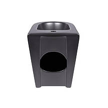 Біде підлогове Qtap Robin Matt black, фото 3