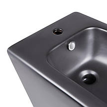 Біде підлогове Qtap Robin Matt black, фото 5