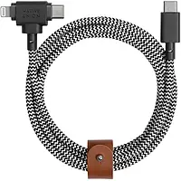 Універсальний кабель для заряджання техніки 1.5 метра Native Union Belt Cable Zebra