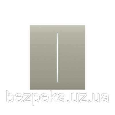 СenterButton (2-gang) кнопка для вимикача LightSwitch AJAX olive