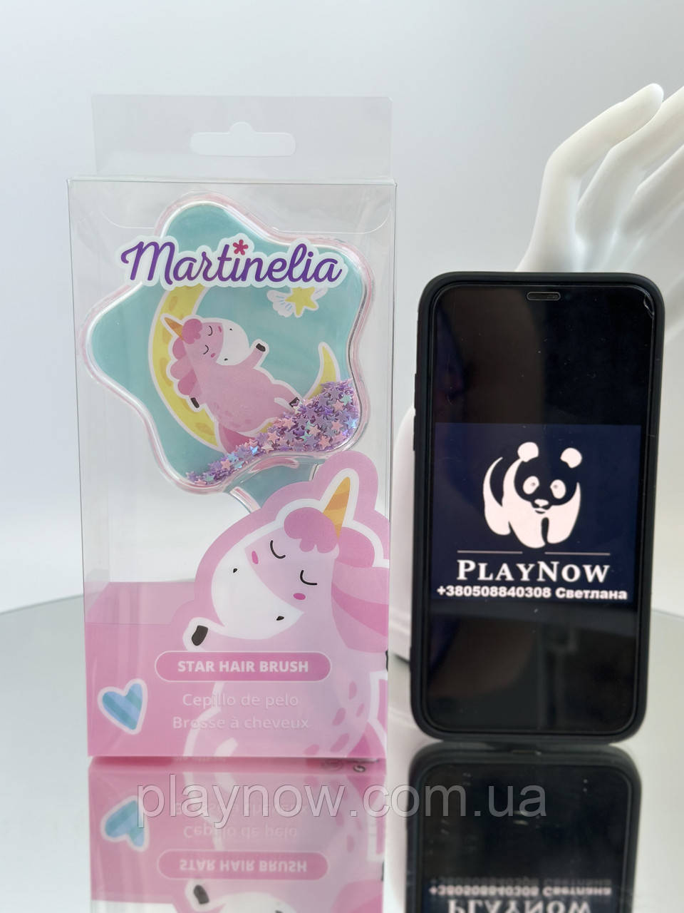 Расческа для волос Martinelia Единорог в ассортименте, фото 1