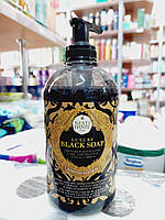 Жидкое премиальное черное мыло с богатым ароматом Nesti Dante Luxury Black 500 мл (Италия)