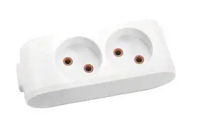 Колодка VIKO Multi-Let 2 гнізда, біла