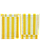 Паперовий пакет жиростійкий Жовті смужки 160х120х50 мм (5512), фото 4
