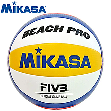 М'яч для пляжного волейболу професійний Mikasa BV550C FIVB, розмір №5