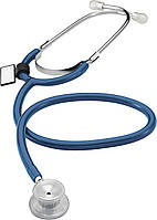 Стетоскоп педіатричний із подвійною головкою однотрубчастий синій для дітей 747С -10 MDF DUAL HEAD Heaco